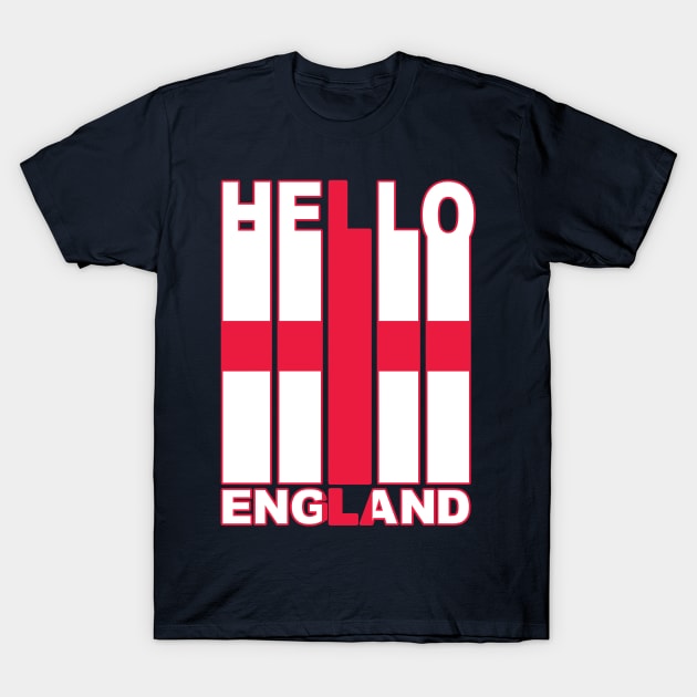 Hello England T-Shirt by DPattonPD